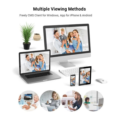 8MP 4K IP Camera Face Detection H.265 Two Way Audio Color Nightvision Outdoor 5MP HD POE Security CCTV Home Surveillance Camera