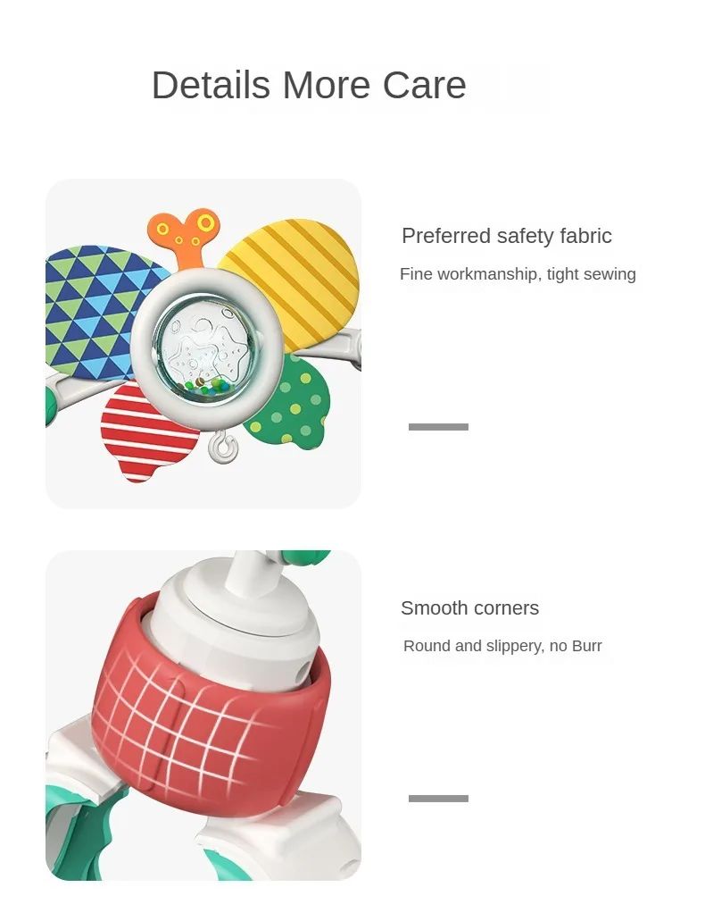 Baby Stroller Arch Toy Bouncer Toy Pram Activity Arch Toys Fine Motor Skills Toys Sensory Development Arch Baby Car Seat Toys