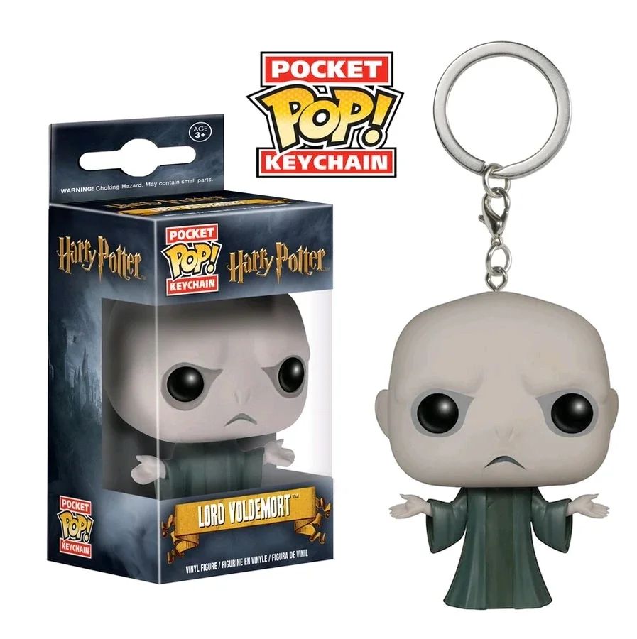 Funko Pocket Chaveiro Brinquedo Hermione Granger Dobby Dumbledore Malfoy Ginny Ron Hedwig Snape Voldemort Luna Pop de Bolso Chaveiro Brinquedo