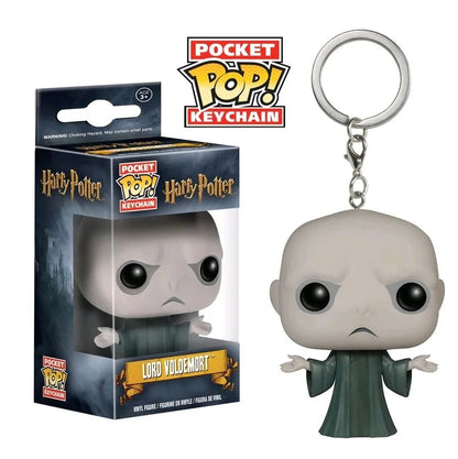 Funko Pocket Chaveiro Brinquedo Hermione Granger Dobby Dumbledore Malfoy Ginny Ron Hedwig Snape Voldemort Luna Pop de Bolso Chaveiro Brinquedo