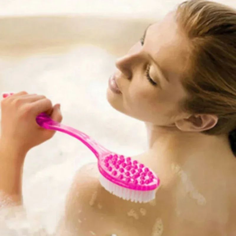Escova de Banho Escova de Bolas para as Costas Escova de Corpo para Banheiro Esfoliador de Costas para Lama Escovas de Massagem para Chuveiro