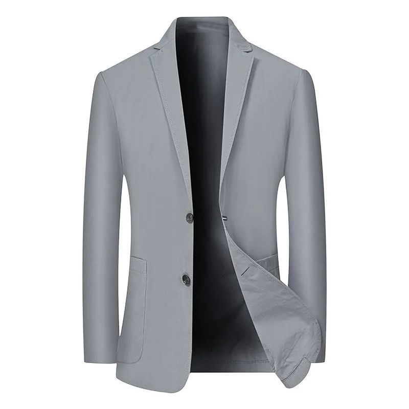 Summer Men Thin Breathable Blazers Jackets High Quality Male Quick Drying Blazers Coats Man Business Casual Suits Coats 4XL
