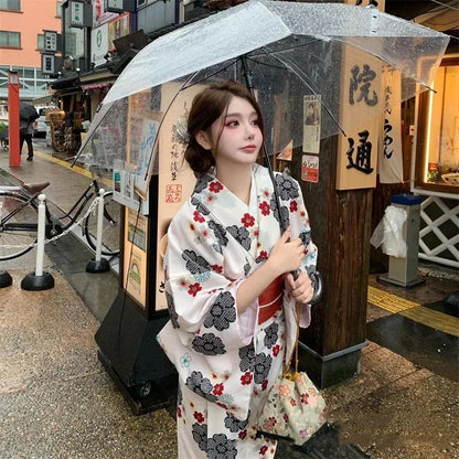 Fashion Photography Clothes Party Dress Japanese Kimono Cosplay Yukata Women Clothing Traditional Ethnic Style Streetwear Stage