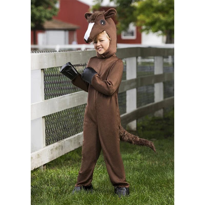 3?14Y 2026 New Arrival Kids Lamb Sheep & Horse Animal Costume, Boys Girls Outfit for Halloween Carnival Dress?Up Party