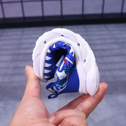 2025 New  Boys Led Lighted Shoes Fashion Children's Casual Sneakers Kids Luminous Shoes Sport Shoes Lighted Shoes