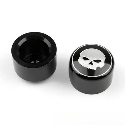 Acessórios para Moto Capa Eixo Dianteiro Caveira para Harley XL883/1200 X48 Dana Fat Boy Road King Great Glide Liga de Alumínio