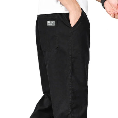 Calça Masculina Casual Plus Size 6GG Algodão Folgada Comprida Calça Esporte Elástico Cordão Moletom Masculina Calça Jogger Masculina Outono