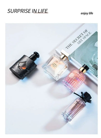 Perfume Feminino Original 105ml Caixa de Presente Conjunto de Quatro Peças Fragrância Fresca Duradoura Eau
