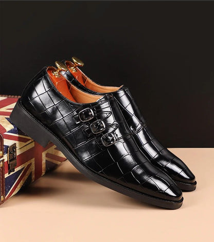 Slip on Dress Shoes Men Oxfords Fashion Business Office Men's Shoes Classic Luxury Leather Male Suits Shoes Italian Wedding Shoe
