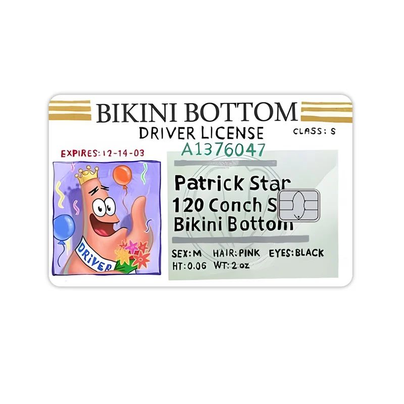 Bob Esponja Crachá Adesivo DIY Decore Exquisito Cartão de Banco Casal Estudante Material Escolar Decalques Patch Documentos Presente de Aniversário