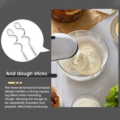 Handheld 7 Speed Automatic Electric Mixer Multi Functional for Food Egg Cream Cake Dough Mixing Baking Kitchen Home Use