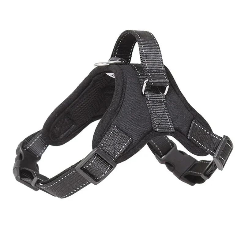 Peitoral para Cães Tipo Sela Reflexivo Ajustável para Animais de Estimação, Sem Puxão, para Caminhada, Treinamento, Cães Pequenos, Médios, Grandes e Grandes, Colete Peitoral