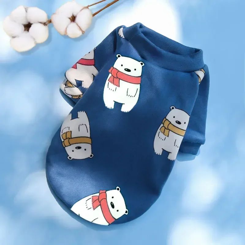 Casaco com capuz para cães pequenos, roupas quentes de inverno para animais de estimação para Bulldog Chihuahua Shih Tzu Moletom para Cães e Gatos