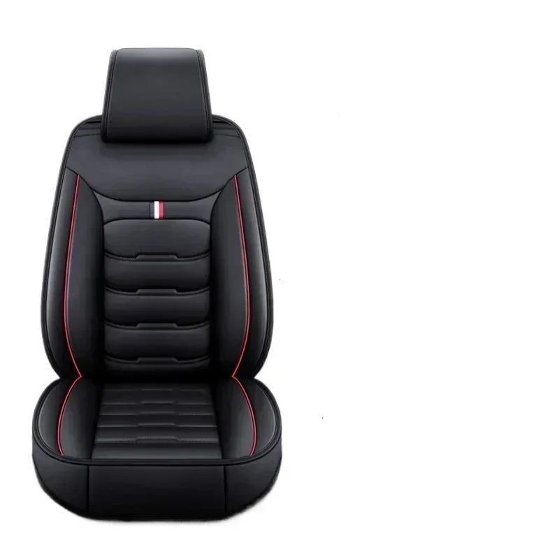 Auto Set Car Seat Covers PU Leather Single Front Split Bench Protector Four Season Universal Fit Most Car SUV Car Accessories
