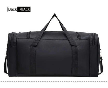 Men Nylon Travel Duffel Bag Large Capacity Handbag Portable Outdoor Carry Luggage Convenient Practical Male's Weekend Gym Bag