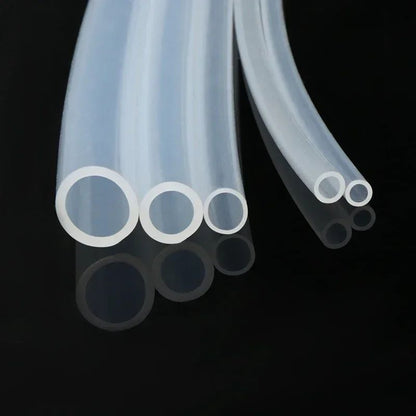 Mangueira de Borracha de Silicone de Grau Alimentício Transparente 1/2/5m Diâmetro 10 11 12 14 16 18 20 30 Tubos de Silicone Flexíveis Atóxicos