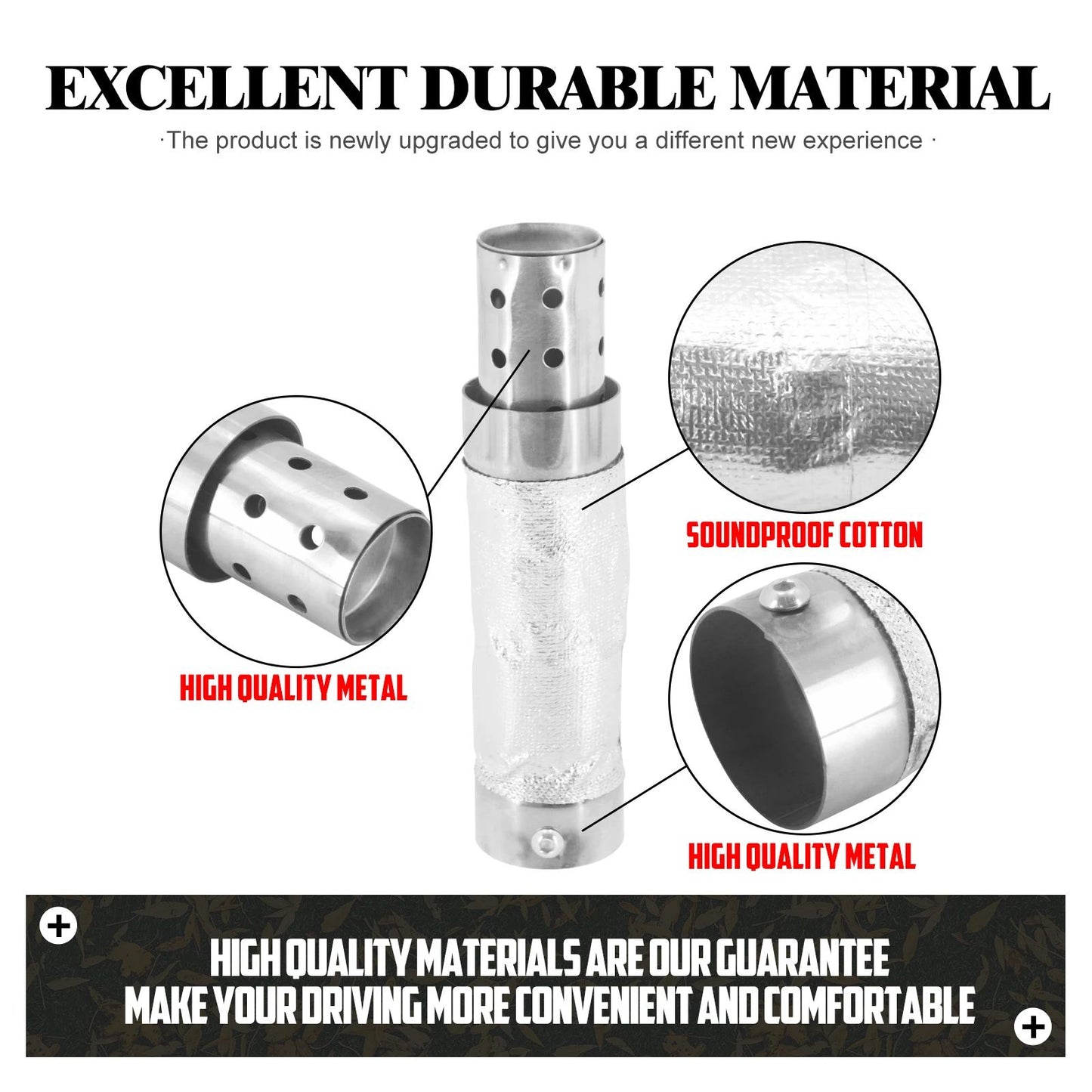 Motorcycle Universal Quiet Baffle Exhaust Pipe Muffler For Harley Sportster XL 48 883 Touring Street Glide Softail Dyna