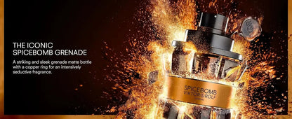 Viktor&Rolf - Spicebomb Extreme Eau De Parfum-Woody & Spice - Cologne for Men - with Notes of Amber & Vanilla Valentine Perfume