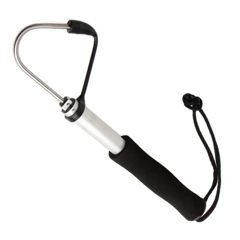 Anzol de Pesca no Gelo com Âncora, Aço Inoxidável, Telescópico, Anzol de Pesca em Aço Inoxidável, Gancho para Pesca, Dispositivo de Içar Peixe, Equipamento Multifuncional para Pesca