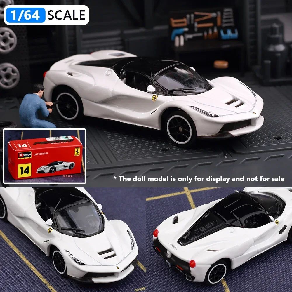 Bburago 1:64 Porsche 911 GT2 Lamborghini Ferrari SP3 812 1959 Cadillac Miniatura de Carro de Liga Fundida Brinquedo de Coleção Presentes