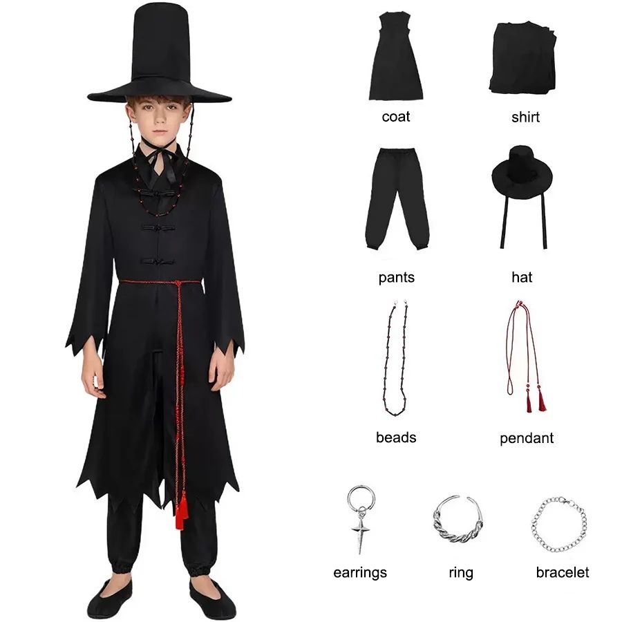 Cosplay Costumes for Kids Adults Boys Jinu Uniform Kimono Set Halloween Party Outfits