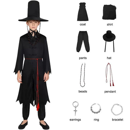 Cosplay Costumes for Kids Adults Boys Jinu Uniform Kimono Set Halloween Party Outfits
