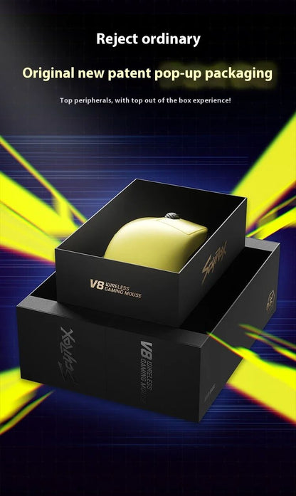 Scyrox V8 36g Ultra-Light Wireless Gaming Mouse Tri-Mode 30000DPI PAW3950 Sensor RGB Macro FPS Esports Lightweight Mouse Gifts