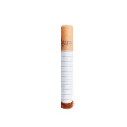Brinquedos interativos engraçados de pelúcia para cães, design criativo de cigarro, brinquedo de mastigar que faz barulho para cães, o presente perfeito para cães brincarem