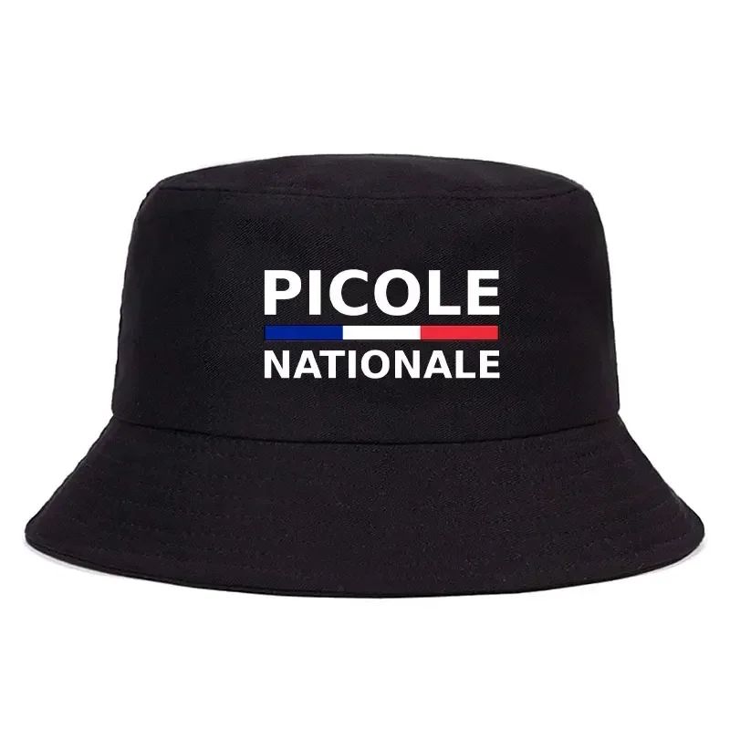 Summer Picole Nationale Bob Man Reversible Bucket Hat Women Cotton Fisherman Cap Unisex Outdoor Sport Sun Activities Panama