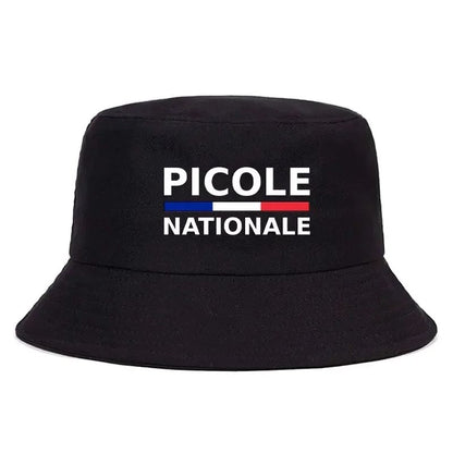Summer Picole Nationale Bob Man Reversible Bucket Hat Women Cotton Fisherman Cap Unisex Outdoor Sport Sun Activities Panama