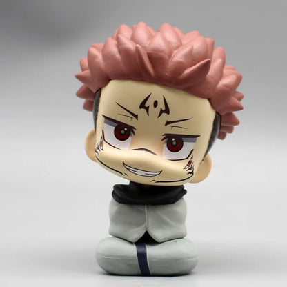 Anime Nanami Kento Ryomen Sukuna Itadori Yuji Action Figures Q Versão Jujutsu Kaisen Boneco Colecionável de PVC 10cm