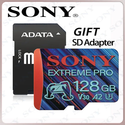 SONY 1TB 2TB Extreme Pro SD Memory Card 64GB TF Memory Flash Card Class10 A2 Micro SD Memory Card for Phone PC Speaker HD Camera