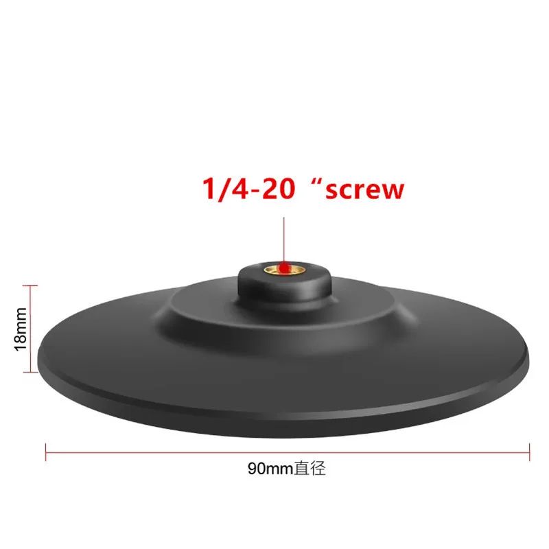 1/4 Inch Screw Mount or 1/4" Internal Screw Adapter Car Dashboard Round Plate Adhesive Tape for Gopro GPS Camera Smartphones