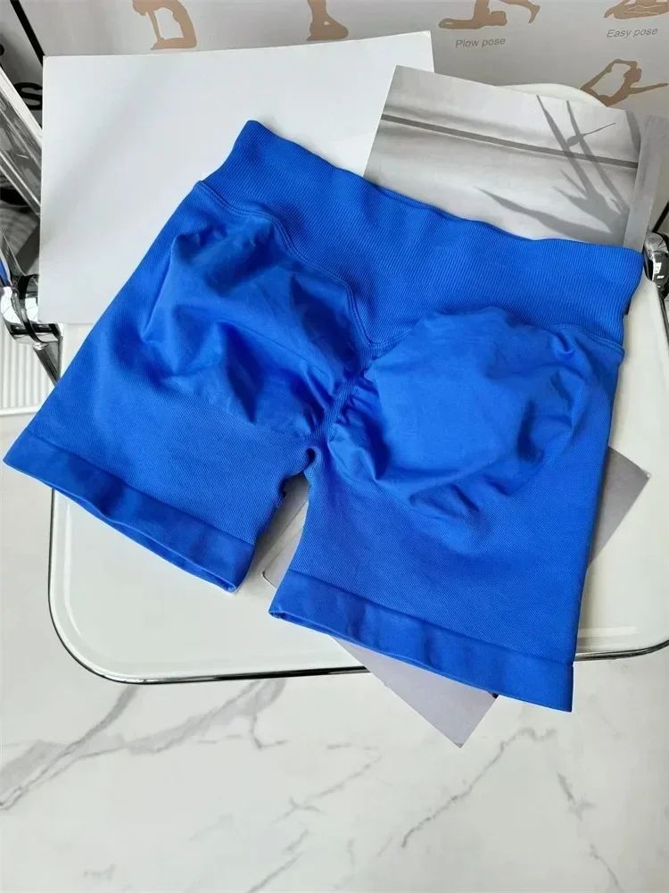 Oner Active Effortless Wome Seamless Shorts Yoga Shorts Silicone Printed Sport Shorts Low Ribbed Band Scrunch Butt Shorts