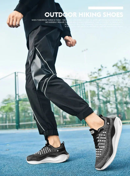 Tênis Feminino Mesh Conforto Tênis Esportivo Masculino 2024 Corrida Placa de Carbono Amortecimento Treino Esportivo Calçado de Corrida Unissex
