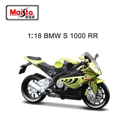 Novidade em Estoque Maisto Série Motocicleta 1:18 Yamaha Mt10 Liga Miniatura Modelo Diecast Ducati Kawasaki Bmw Moto Brinquedos Personalizados Presente