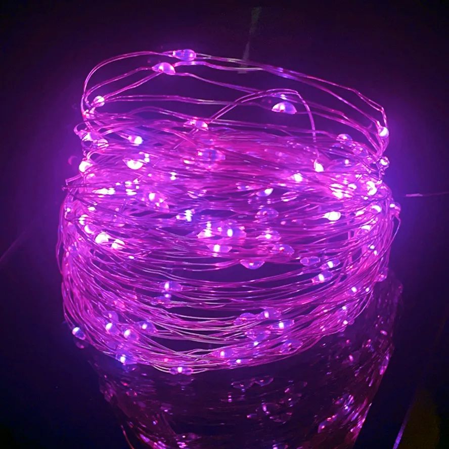 USB String Lights 8 Function Remote Control LED Fairy Lights Christmas Garland for New Year Wedding Party Tree Garden Decoration