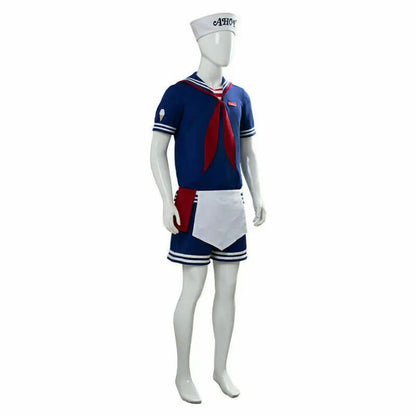 2026 new Men&Womens Robin/Steve Scoops Ahoy Costume Cosplay Uniforms Navy Halloween Costume Uniform Fancy Dress