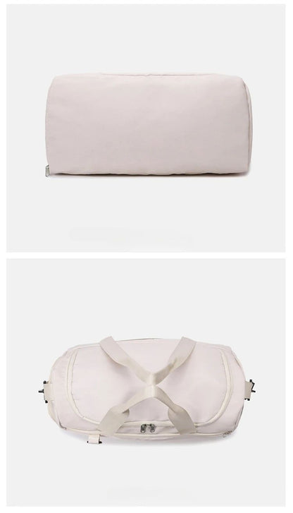 Multifunctional Large Capacity Handbag Waterproof Outdoor Travel Daypack with Wet Dry Shoe Compartment Trendy Fitness Sports Bag