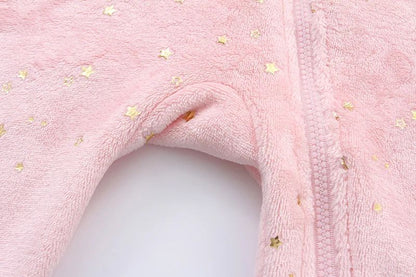 Newborn Baby Clothes Flannel Autumn Winter Baby Boys Girls Rompers Cartoon Newborn Bodysuit Soft Warm Jumpsuit for Babies 0-12M