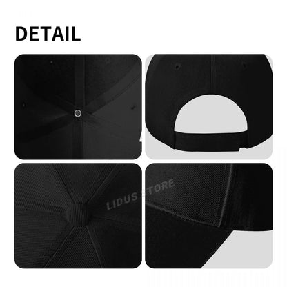 Boné de Pesca Masculino para Ar Livre, Boné de Pesca, Boné de Beisebol, Boné de Golfe, Boné de Caça com Ossos de Peixe de Desenho Animado, Boné Snapback