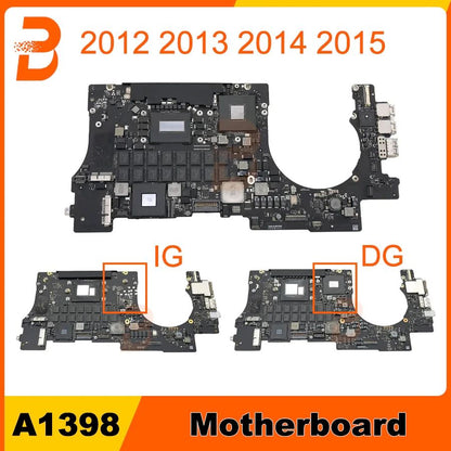 Placa Lógica Original para MacBook Pro Retina 15" A1398 Placa-Mãe i7 8GB 16GB Anos 2012 2013 2014 2015