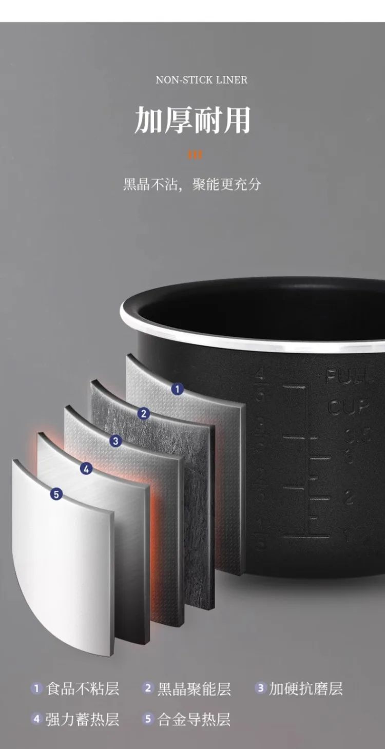 110V/220V Electric Pressure Cooker Multifunction Home Use for USA Japan Canada  DC