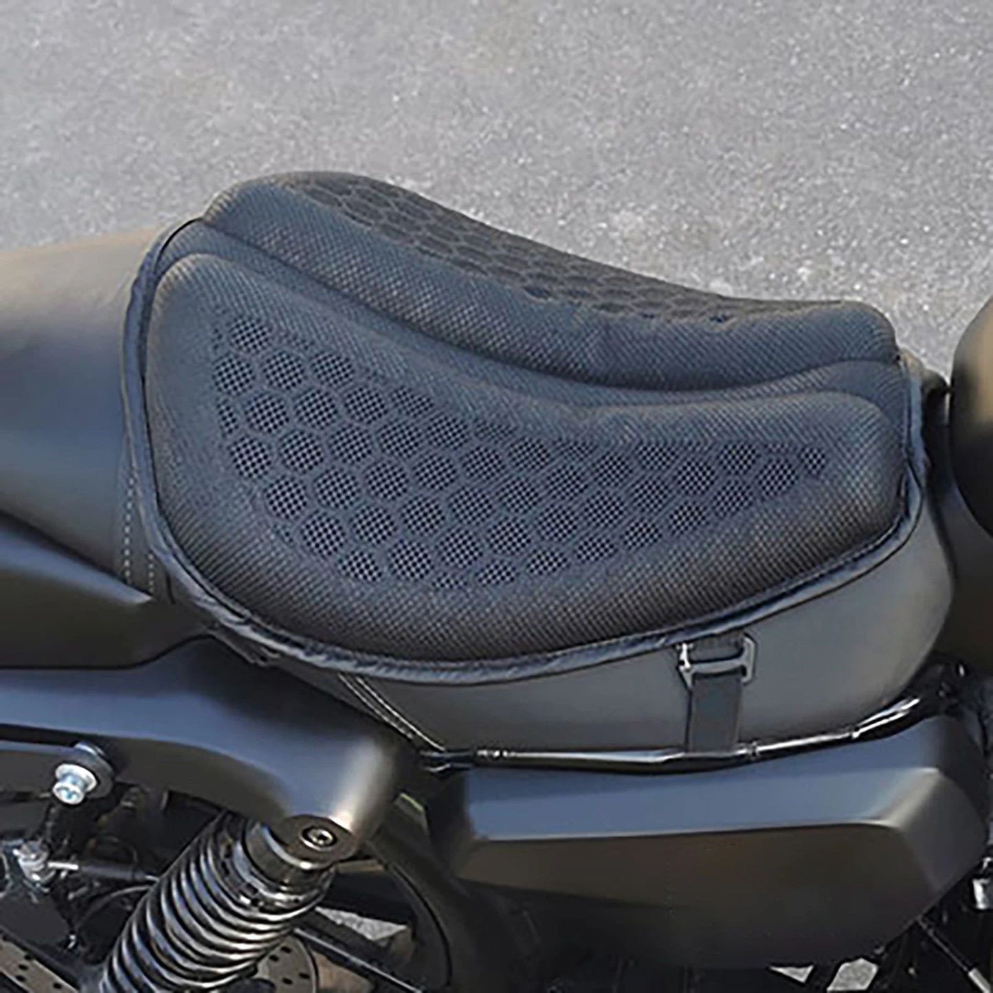 Almofada de Assento de Moto Antiderrapante Inflável 3D para Moto Almofada de Ar para Alívio de Pressão Acessórios de Moto