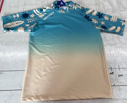 Hot Women‘s Short Sleeve Surfing Shirt Ladies Lycra Rashguard RIGHTTRACK For Surf Sportswear Beach Swimwear UPF50  Clothes