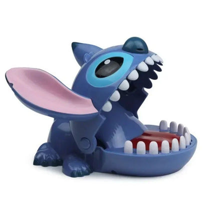 Disney Stitch Bite Finger Toy, Funny Push Teeth Dentist Game, Anime Model Figure for Kids Baby, Christmas Birthday Gifts