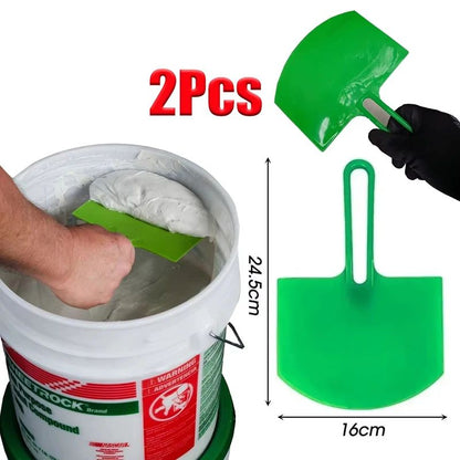 Espátula de Massa 1/2PC Faca Curva Raspador de Balde Espátula para Gesso Acabamento de Drywall Raspagem de Decalques Ferramentas de Construção