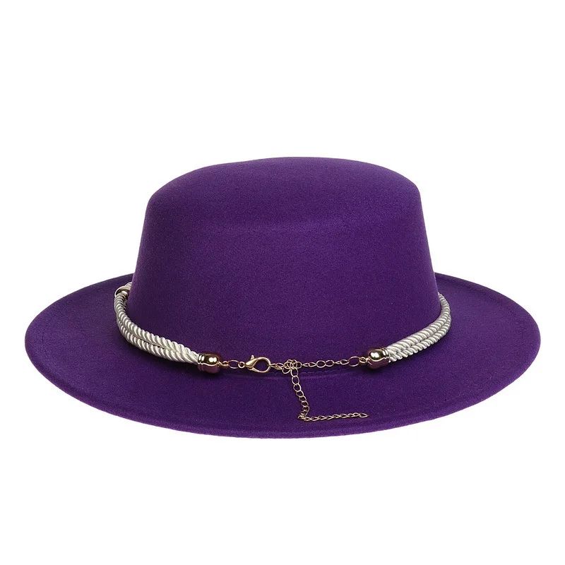 British Style Felt Fedora Jazz Hat Elegant Wedding Party Trilby Lightweight Unisex Fashionable Headwear