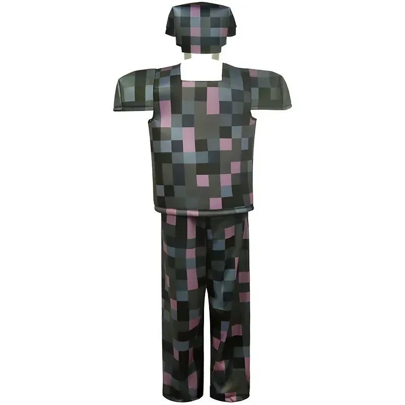 Game My World Role Play Holiday Party Pixel Costume Toy Mc Boys Girls Set Diamond  Christmas Gift Stage Costume