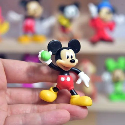 Disney Steamboat Willie Mickey Mouse Anime Figure Model Toys Cake Desktop Decoration Collectible Dolls Toys Gifts for Children